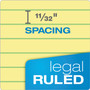 TOPS Double Docket Ruled Pads, Wide/Legal Rule, 100 Canary-Yellow 8.5 x 11.75 Sheets, 6/Pack View Product Image