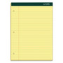 TOPS Double Docket Ruled Pads, Wide/Legal Rule, 100 Canary-Yellow 8.5 x 11.75 Sheets, 6/Pack View Product Image