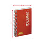 Universal Wirebound Memo Book, Narrow Rule, Red Cover, (50) 5 x 3 Sheets, 12/Pack View Product Image