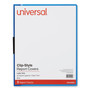 Universal Clip-Style Report Cover, Clip Fastener, 8.5 x 11, Clear/Blue, 5/Pack View Product Image