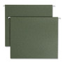 Smead Box Bottom Hanging File Folders, 2" Capacity, Letter Size, Standard Green, 25/Box View Product Image
