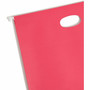 Smead Hanging Pockets with Full-Height Gusset, 1 Section, 3.5" Capacity, Letter Size, Assorted Colors, 4/Pack View Product Image