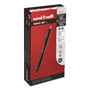 uniball 307 Gel Pen, Retractable, Fine 0.5 mm, Black Ink, Black Barrel, Dozen (UBC1947087) View Product Image