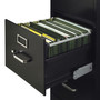 Smead Hanging Pockets with Full-Height Gusset, 1 Section, 1.75" Capacity, Legal Size, Standard Green, 25/Box View Product Image