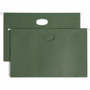 Smead Legal Recycled Hanging Folder - 8 1/2" x 14" - 3 1/2" Expansion - 11 pt. - Standard Green - 30% Recycled Product Image 