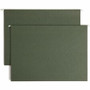 Smead Legal Recycled Hanging Folder - 8 1/2" x 14" - 3" Expansion - 11 pt. - Standard Green - Reinforced Base Product Image 