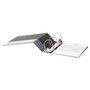 Universal Deluxe Non-View D-Ring Binder with Label Holder, 3 Rings, 4" Capacity, 11 x 8.5, Black View Product Image