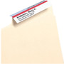 Smead Viewables Hanging Folder Tabs and Labels, Label Pack Refill, 1/3-Cut, Assorted Colors, 3.5" Wide, 160/Pack View Product Image
