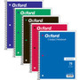 TOPS One-subject Wirebound Notebook - 70 Sheets - Wire Bound - 10 1/2" x 8" Sheet Size - 0.25" Height x 8" Width x 10.5" Length - Assorted Paper Product Image 