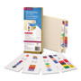 Smead Color-Coded Smartstrip Refill Label Forms, Inkjet Printer, Assorted, 1.5 x 7.5, White, 250/Pack View Product Image