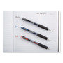 uniball Signo 207 Gel Pen, Retractable, Medium 0.7 mm, Black Ink, Translucent Black Barrel, 4/Pack (UBC33960PP) View Product Image