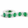 Smead BCCR Bar-Style Color-Coded Labels - D - x 1 1/4" Width x 1" Length - Light Green - Laminated Product Image 