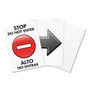 Headline Sign Floor Tent Sign, Doublesided, Plastic, 10.5 x 25.5, Black (USS5694) View Product Image