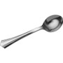 WNA Reflections Heavyweight Plastic Utensils, Spoon, Silver, 6.25", 40/Pack, 8 Packs/Carton (WNAREF320SP) View Product Image