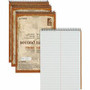 TOPS Second Nature Spiral Steno Notebook - 70 Sheets - Spiral - 0.34" Ruled - 15 lb Basis Weight - 6" x 9" Sheet Size Product Image 