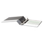Universal Deluxe Non-View D-Ring Binder with Label Holder, 3 Rings, 2" Capacity, 11 x 8.5, Black View Product Image
