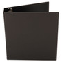 Universal Deluxe Non-View D-Ring Binder with Label Holder, 3 Rings, 2" Capacity, 11 x 8.5, Black View Product Image