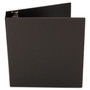 Universal Deluxe Non-View D-Ring Binder with Label Holder, 3 Rings, 2" Capacity, 11 x 8.5, Black (UNV20781) View Product Image