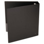 Universal Deluxe Non-View D-Ring Binder with Label Holder, 3 Rings, 2" Capacity, 11 x 8.5, Black (UNV20781) View Product Image