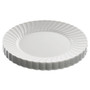 WNA Classicware Plastic Dinnerware, Plates, 9" dia, White, 12/Bag, 15 Bags/Carton View Product Image