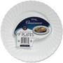 WNA Classicware Plastic Dinnerware, Plates, 9" dia, White, 12/Bag, 15 Bags/Carton (WNARSCW91512W) View Product Image