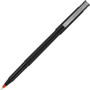 uniball Roller Ball Pen, Stick, Fine 0.7 mm, Red Ink, Black/Red Barrel, Dozen (UBC60102) View Product Image
