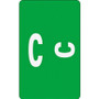 Smead AlphaZ Color-Coded Second Letter Alphabetical Labels, C, 1 x 1.63, Dark Green, 10/Sheet, 10 Sheets/Pack View Product Image