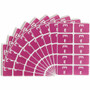 Smead AlphaZ ACCS Color-Coded Labels - E - x 1" Width x 1 5/8" Length - Purple - Laminated - 10 / Sheet Product Image 