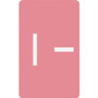 Smead AlphaZ Color-Coded Second Letter Alphabetical Labels, I, 1 x 1.63, Pink, 10/Sheet, 10 Sheets/Pack View Product Image