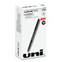 uniball ONYX Roller Ball Pen, Stick, Fine 0.7 mm, Red Ink, Black/Red Barrel, Dozen (UBC60144) View Product Image