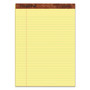 TOPS "The Legal Pad" Ruled Perforated Pads, Wide/Legal Rule, 50 Canary-Yellow 8.5 x 11 Sheets, 3/Pack (TOP75327) View Product Image