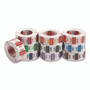 Smead Numerical End Tab File Folder Labels, 0-9, 1 x 1.25, White, 500/Roll, 10 Rolls/Box View Product Image