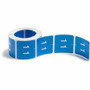 Smead DCC Color-Coded Numeric Labels - 1 - x 1 1/2" Width x 1 1/2" Length - Light Blue - Laminated Product Image 