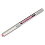 uniball VISION Rollerball Pen, Stick, Fine 0.7 mm, Pink Ink, Silver/Pink/Clear Barrel, Dozen View Product Image