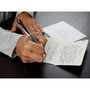 uniball VISION ELITE Hybrid Gel Pen, Stick, Bold 0.8 mm, Black Ink, White/Black/Clear Barrel View Product Image