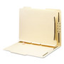 Smead Self-Adhesive Folder Dividers with Twin-Prong Fasteners for Top/End Tab Folders, 1 Fastener, Letter Size, Manila, 25/Pack View Product Image