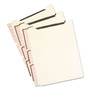 Smead Self-Adhesive Folder Dividers with Twin-Prong Fasteners for Top/End Tab Folders, 1 Fastener, Letter Size, Manila, 25/Pack View Product Image