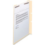 Smead Self-Adhesive Folder Dividers with Twin-Prong Fasteners for Top/End Tab Folders, 1 Fastener, Letter Size, Manila, 100/Box View Product Image