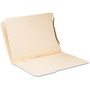 Smead Self-Adhesive Folder Dividers with Twin-Prong Fasteners for Top/End Tab Folders, 1 Fastener, Letter Size, Manila, 100/Box View Product Image