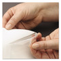 Smead Self-Adhesive Poly Pockets, Top Load, 6.25 x 4.56, Clear, 100/Box View Product Image