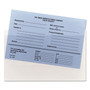 Smead Self-Adhesive Poly Pockets, Top Load, 9 x 5.56, Clear, 100/Box View Product Image