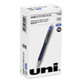 uniball Jetstream Hybrid Gel Pen, Retractable, Fine 0.7 mm, Blue Ink, Blue/Silver Barrel View Product Image