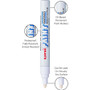uni-Paint Permanent Marker, Medium Bullet Tip, White View Product Image