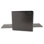 Universal Slant D-Ring View Binder, 3 Rings, 4" Capacity, 11 x 8.5, Black (UNV20995) View Product Image