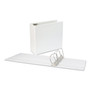 Universal Slant D-Ring View Binder, 3 Rings, 5" Capacity, 11 x 8.5, White (UNV20997) View Product Image