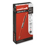 uniball Signo Gel Pen, Retractable, Medium 0.7 mm, Red Ink, Silver/Red Barrel, Dozen View Product Image