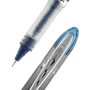 uniball VISION ELITE BLX Series Hybrid Gel Pen, Stick, Extra-Fine 0.5 mm, Blue-Infused Black Ink, Gray/Blue/Clear Barrel View Product Image