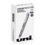 uniball VISION ELITE Hybrid Gel Pen, Stick, Bold 0.8 mm, Violet Ink, White/Violet/Clear Barrel View Product Image