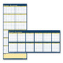 House of Doolittle Recycled Reversible Yearly Wall Planner, 60 x 26, White/Blue/Yellow Sheets, 12-Month (Jan to Dec): 2024 View Product Image