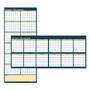 House of Doolittle Recycled Reversible Yearly Wall Planner, 60 x 26, White/Blue/Yellow Sheets, 12-Month (Jan to Dec): 2025 View Product Image